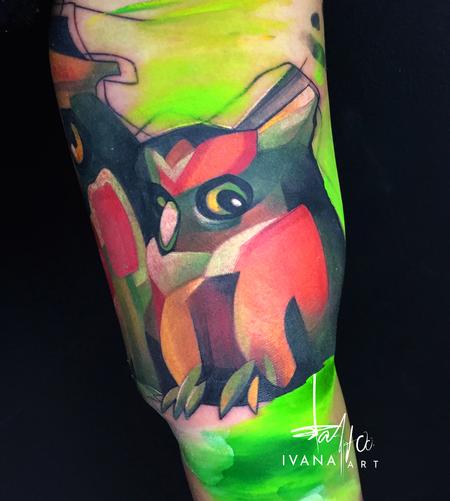 Tattoos - Cute Owl - 145260